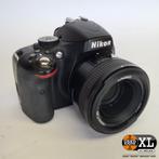 Nikon Camera D5100 met Yongnuo 50mm F/1.8 EF | Nette Staat, Ophalen of Verzenden, Zo goed als nieuw