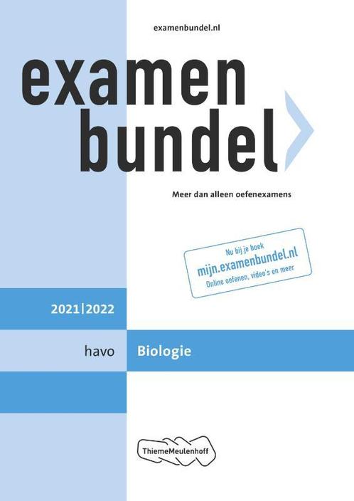 Examenbundel havo Biologie 2021/2022 9789006491302, Livres, Livres scolaires, Envoi