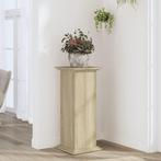 vidaXL Plantenstandaard 33x33x80 cm bewerkt hout sonoma, Tuin en Terras, Verzenden, Nieuw