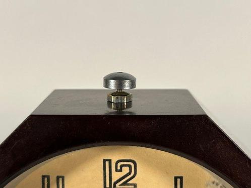Wekker - Art Deco Messing - 1930-1940, Antiek en Kunst, Antiek | Klokken