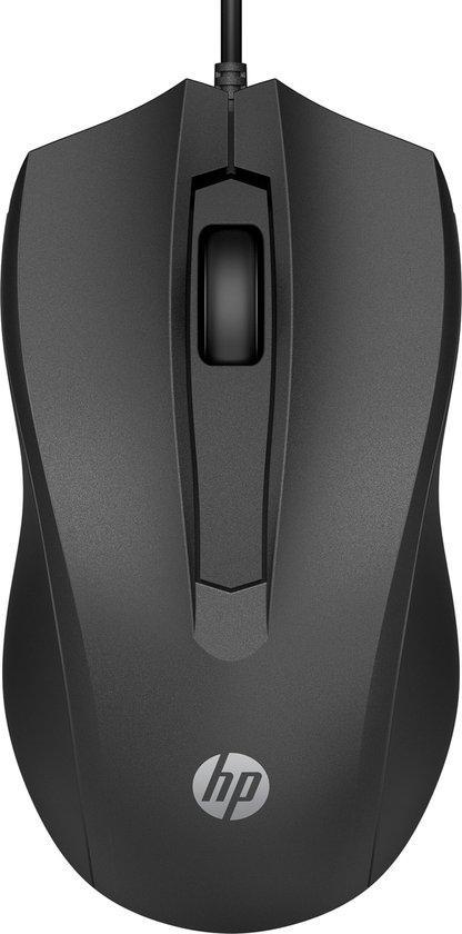 Bedrade Muis HP 100 - Zwart (Toetsenborden en muizen), Computers en Software, Muizen, Nieuw, Verzenden
