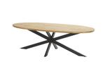 Taste by 4 Seasons Prado tuintafel antraciet met ellips teak, Nieuw