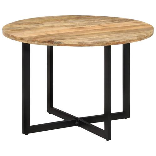 vidaXL Eettafel 110x75 cm massief mangohout, Huis en Inrichting, Tafels | Eettafels, Nieuw, Verzenden