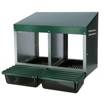 Legnest met 2 vakken met kunststof vloer - 53 x 52 x 43.5 cm