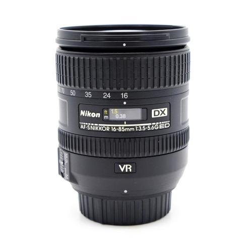 Nikon 16-85mm F3.5-5.6G AF-S ED VR Objectief (Occ), Audio, Tv en Foto, Foto | Lenzen en Objectieven, Groothoeklens, Zo goed als nieuw