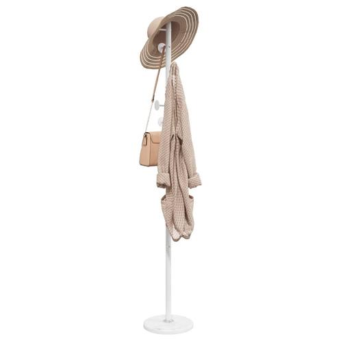 vidaXL Kapstok 176 cm gepoedercoat ijzer wit, Huis en Inrichting, Woonaccessoires | Kapstokken, Nieuw, Verzenden