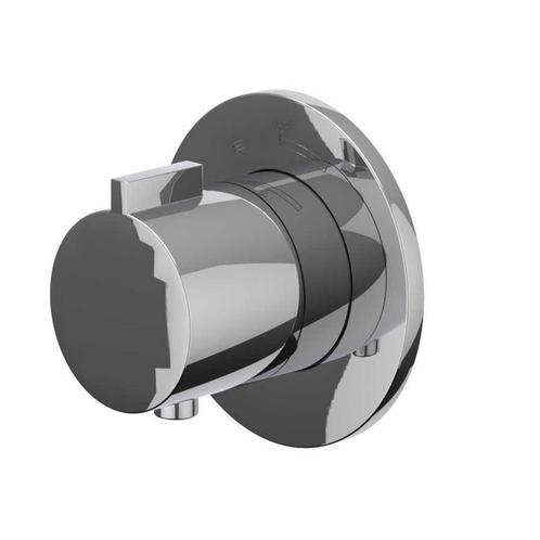 Afbouwdeel IVY Pact Inbouwthermostaat Symmetry Met Rond, Doe-het-zelf en Bouw, Sanitair, Kraan, Nieuw, Chroom, Ophalen of Verzenden