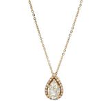Collier avec pendentif - 18 carats Or rose - 0.80ct. tw.