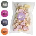 25x Uitdeelzakjes + Sluitstickers Hiep Hiep Hoera! Mix -, Diversen, Cadeauverpakkingen, Verzenden, Nieuw