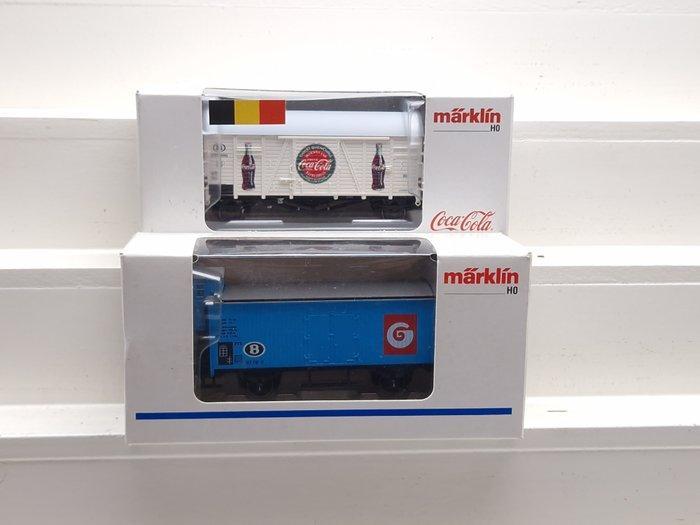 Märklin H0 - 48833/4890.021 - Modeltrein goederenwagon (2) -, Hobby en Vrije tijd, Modeltreinen | H0