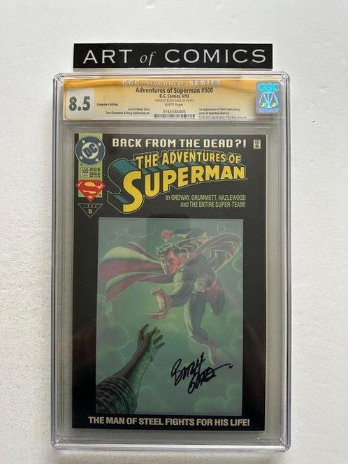 Adventures of Superman #500 -  Signed by Butch Guice - 1st, Boeken, Strips | Comics