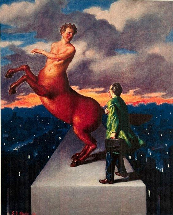 Stefano Di Stasio (1948) - Dallalto, Antiquités & Art, Art | Peinture | Moderne