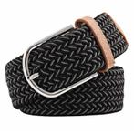 Fako Fashion® - Elastische Riem - Canvas - Gevlochten -, Nieuw, Verzenden