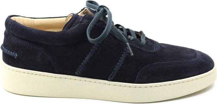 Tweedekans | Greve 2220 Heren Lage Veterschoen Suède Blauw –, Kleding | Heren, Schoenen, Ophalen of Verzenden