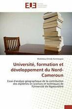 Universite, formation et developpement du nord-cameroun., Chindji-Kenmeugne-M, Verzenden