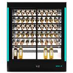 Wijnkoelvitrine | PAK | 50x 75cl | Zwart | +2°C/+6°C |, Verzenden, Nieuw in verpakking