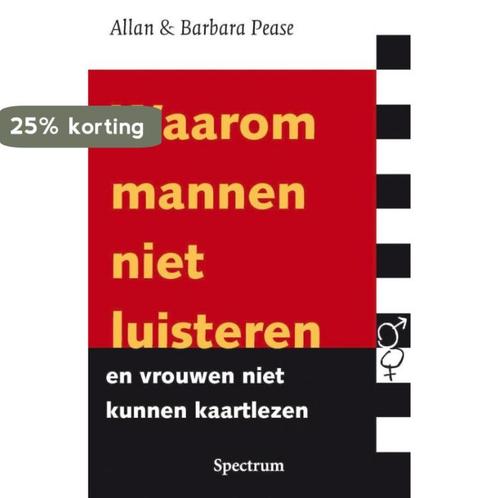 Waarom mannen niet luisteren en vrouwen niet kunnen, Boeken, Psychologie, Gelezen, Verzenden