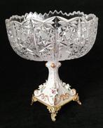 Centre de table - Cristal, Porcelaine, Bronze