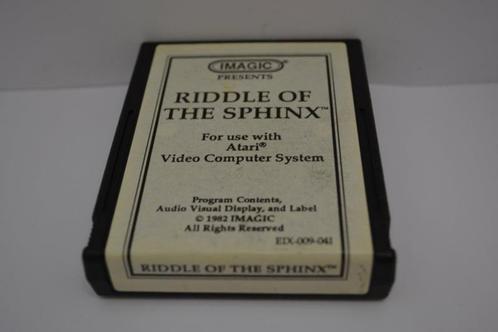 Riddle of the Sphinx (ATARI), Consoles de jeu & Jeux vidéo, Consoles de jeu | Atari