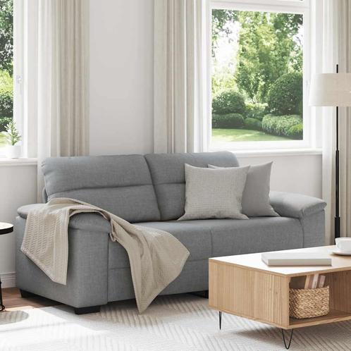 vidaXL 2-zitsbank 140 cm stof lichtgrijs, Huis en Inrichting, Zetels | Zetels, Nieuw, Verzenden