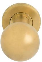 Voordeurknop BASIC LB501V Vast op Rozet PVD Mat Goud, Ophalen of Verzenden