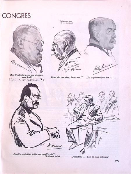 Gedachtes van het congres op spotprent (lijst optie), Antiek en Kunst, Kunst | Litho's en Zeefdrukken, Verzenden