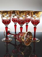 Kelk (6) - 24 kt goud - met de hand beschilderde gouden