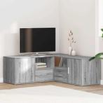 vidaXL Hoekkast 200x40x45 cm bewerkt hout grijs sonoma, Huis en Inrichting, Kasten | Overige, Verzenden, Nieuw