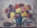Alidor Gevaert (1911-1997) - Gedekte tafel met bloemen, Antiquités & Art