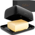 Botervloot met deksel - Keramiek - Zwart - Steinzeit, Huis en Inrichting, Verzenden, Nieuw