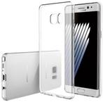 Transparant Gel Case Samsung Galaxy Note 7 Ultra Dun, Télécoms, Verzenden
