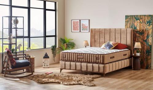 Opbergboxspring GRAND, Huis en Inrichting, Slaapkamer | Boxsprings, 180 cm, 200 cm, Overige kleuren, Tweepersoons, Nieuw, Ophalen of Verzenden