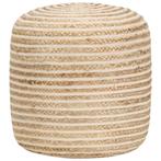 vidaXL Poef handgemaakt 40x45 cm jute, Huis en Inrichting, Verzenden, Nieuw