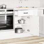 vidaXL Keuken onderkast Kalmar bewerkt hout wit, Huis en Inrichting, Kasten | Overige, Verzenden, Nieuw