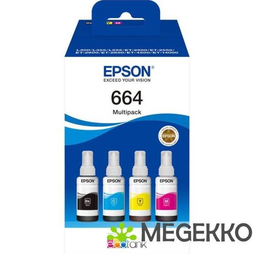 Epson EcoTank 4-colour multipack T 664 T 6646, Computers en Software, Overige Computers en Software, Nieuw, Verzenden