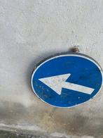 Verplichte richting: rechtsaf - Verkeersbord - Aluminium,