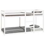 Veilig Stapelbed Grenen Wit 80x200 | Retour Deal, 85 tot 100 cm, Verzenden, Nieuw, Hoogslaper of Stapelbed
