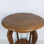 Bijzettafel - Piëdestal / plantentafel - Eik - Amsterdamse