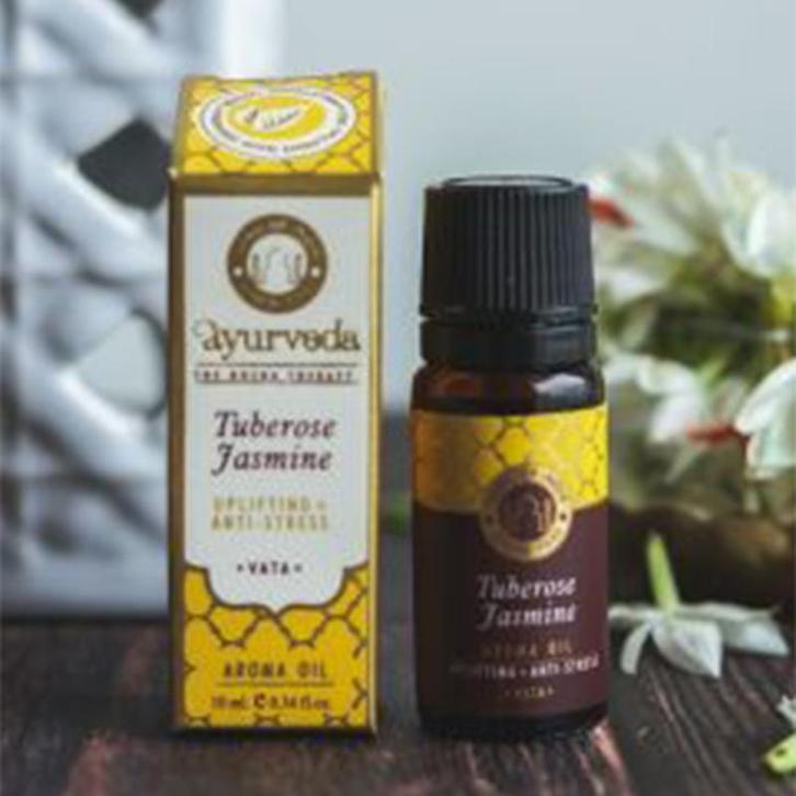 Aroma oil Tuberose Jasmine (Vata) 10 ml - Song of India, Sport en Fitness, Gezondheidsproducten en Wellness, Ophalen of Verzenden