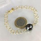 Armband Zilver Parel - Tahiti BQ/RD Ø 12,5 MM, Nieuw