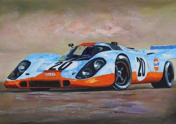 Porsche Le Mans by Fransman ART - # 20 Gulf-Porsche 917K