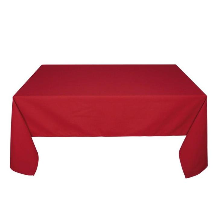 Nappe de Table Red Rouge 230x230cm - Treb SP, Maison & Meubles, Cuisine | Linge de cuisine, Envoi
