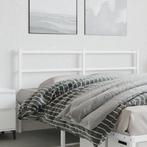 vidaXL Tête de lit métal blanc 150 cm, Neuf, Verzenden