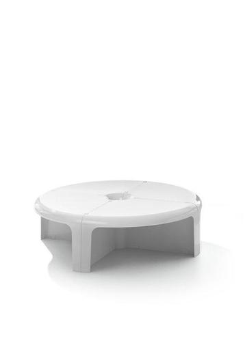 B-Line - Rodolfo Bonetto - Table basse - 4/4 - Blanc de noix
