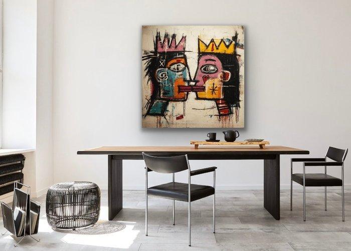 Eric Brumette - KISS ME NOW - Toile L, Antiquités & Art, Art | Objets design