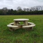 Ronde picknicktafel voor kleuters Jimmy (120 x 120 cm) KING, Tuin en Terras, Nieuw, Verzenden