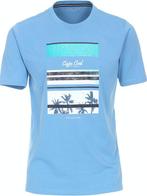 T-shirt Ronde Hals West Coast Amerika Lichtblauw Casa Moda, Verzenden