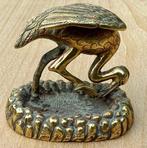 Antieke Indiase messing ooievaar - Messing - India - Begin, Antiek en Kunst