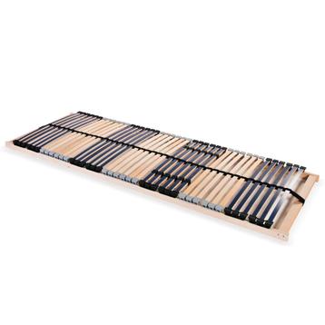 vidaXL Lattenbodem met 42 latten 7 zones 90x200 cm, Verzenden