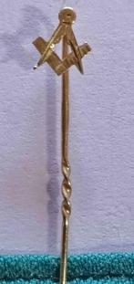 Royaume-Uni - Insigne de grade - Solid 9ct Gold Freemason, Verzamelen, Militaria | Algemeen